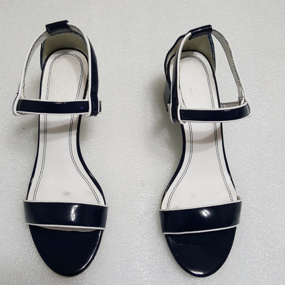 🎈SANDRO🎈 two tone block heels size 39 Eu US 8